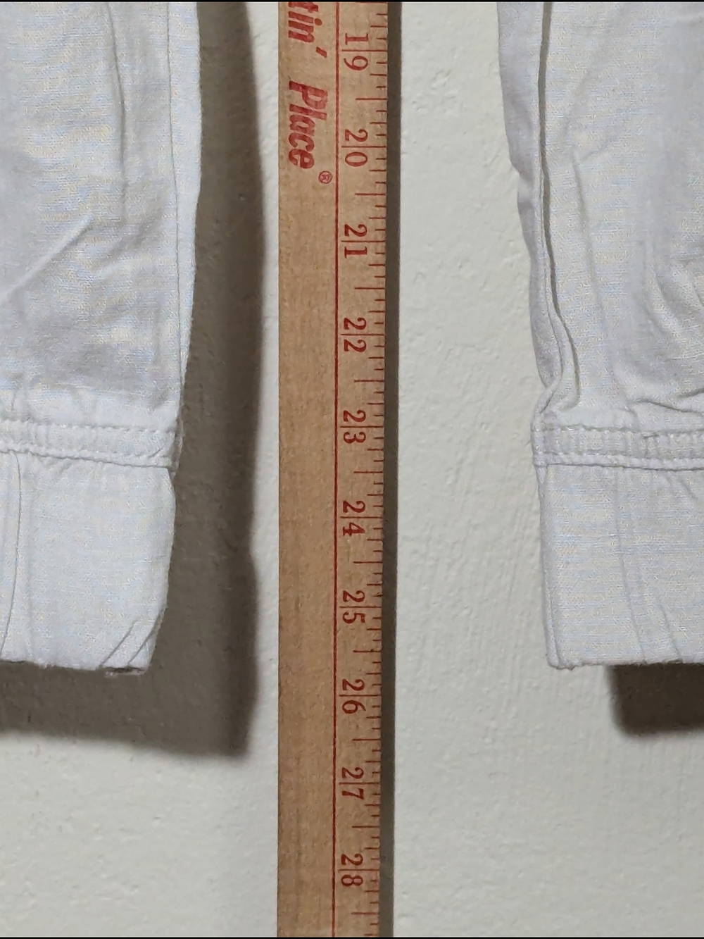 St. John's Bay Neutral Linen Blend Top - Cream - Picture 4 of 5